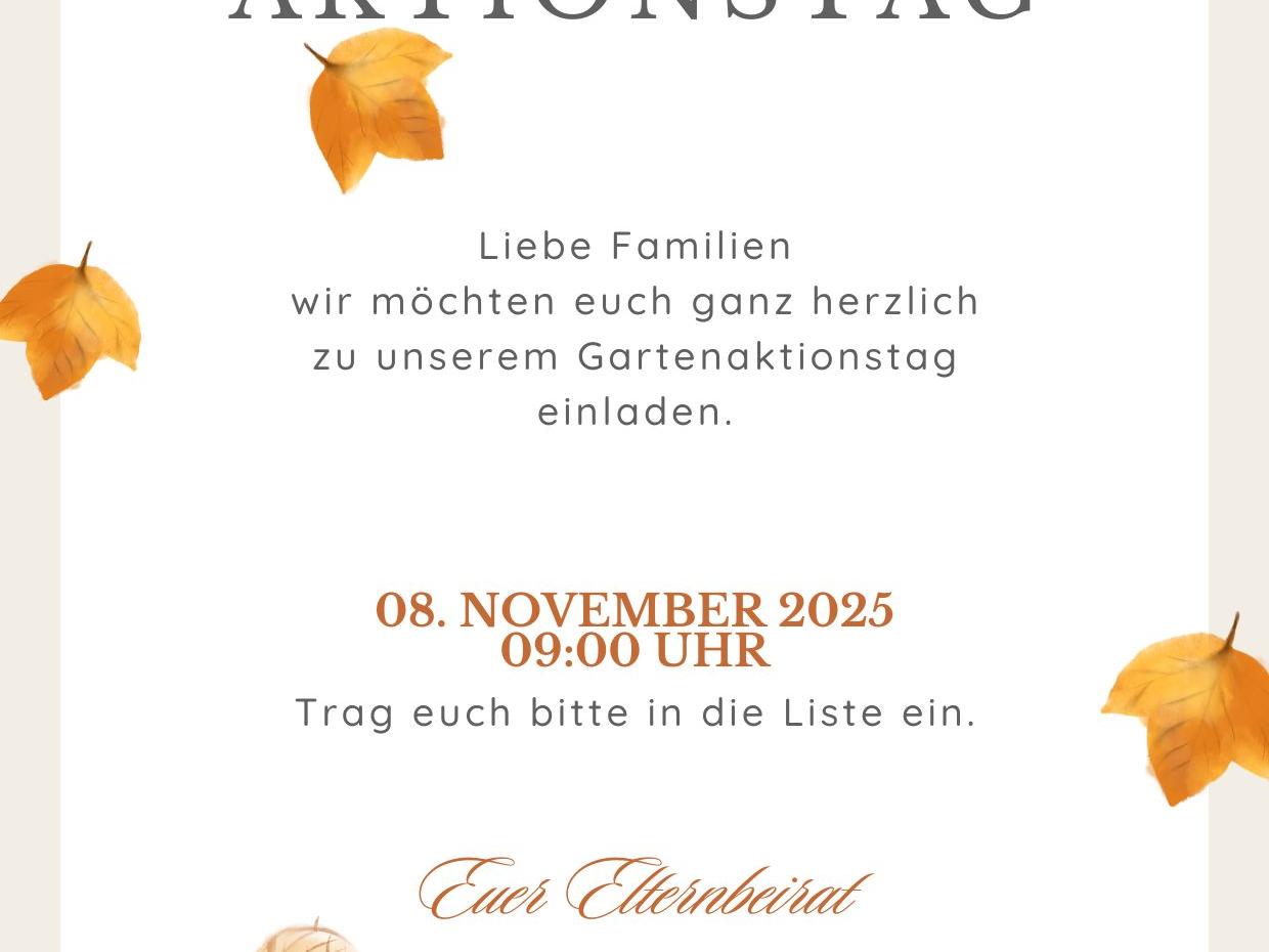 Gartenaktionstag
